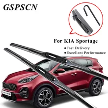 Гибридные щетки стеклоочистителя GSPSCN для KIA Sportage щетка стеклоочистителя для лобового стекла автомобиля набор подходит для крючков модели с 1993 по год