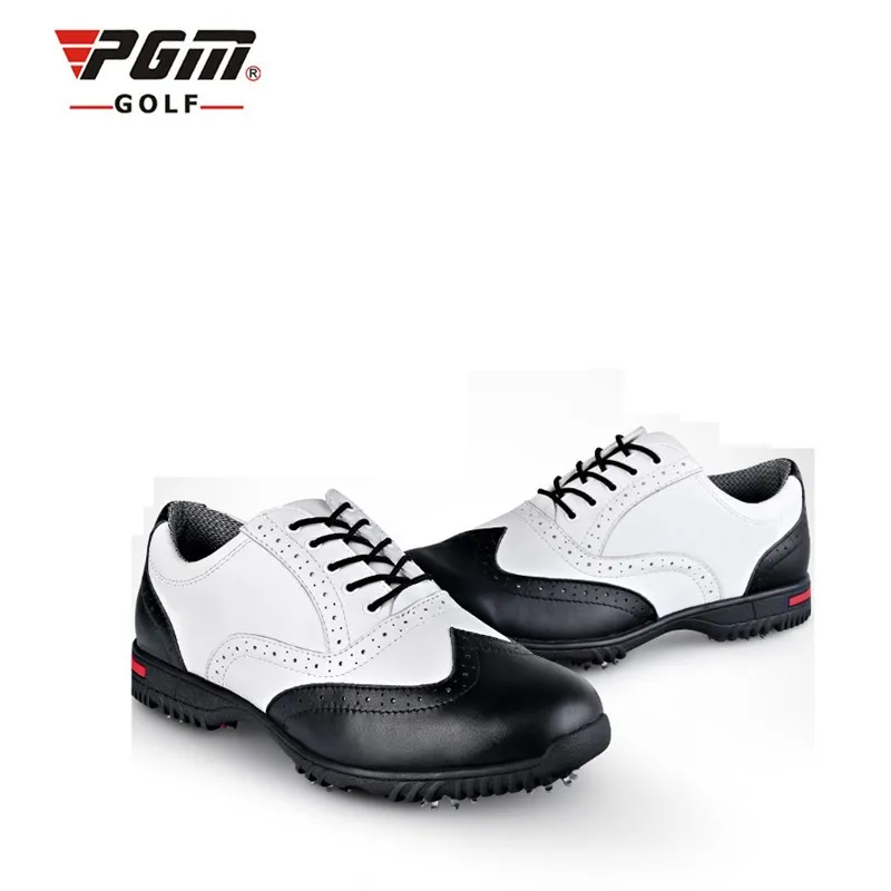 Zapatos De Golf Pgm Аутентичные туфли для гольфа мужские кожаные резные Буллок активности шипы аристократический британский стиль первый слой