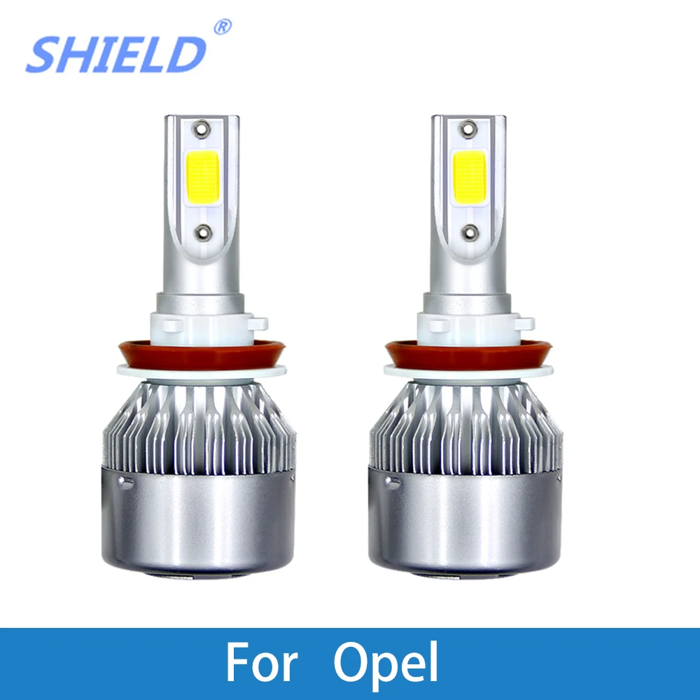 

2Pcs H7 LED Car Headlight Bulb For Opel Astra Insignia Mokka Corsa Zafira Vectra H4 LED H11 H1 9005 HB3 9006 HB4 12V Auto Light