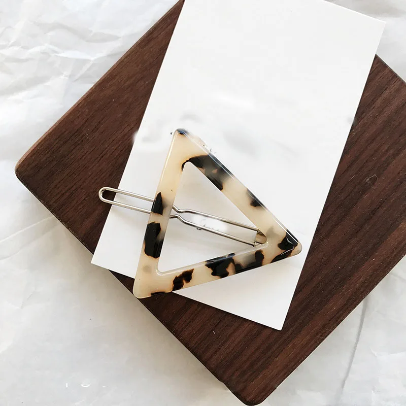 3 beige VIVILADY, уксусная кислота, черепаха, Геометрическая, для женщин, заколка, сердце, узел, модный держатель, аксессуары для волос для женщин, очаровательные заколки для волос - Окраска металла: 3 beige