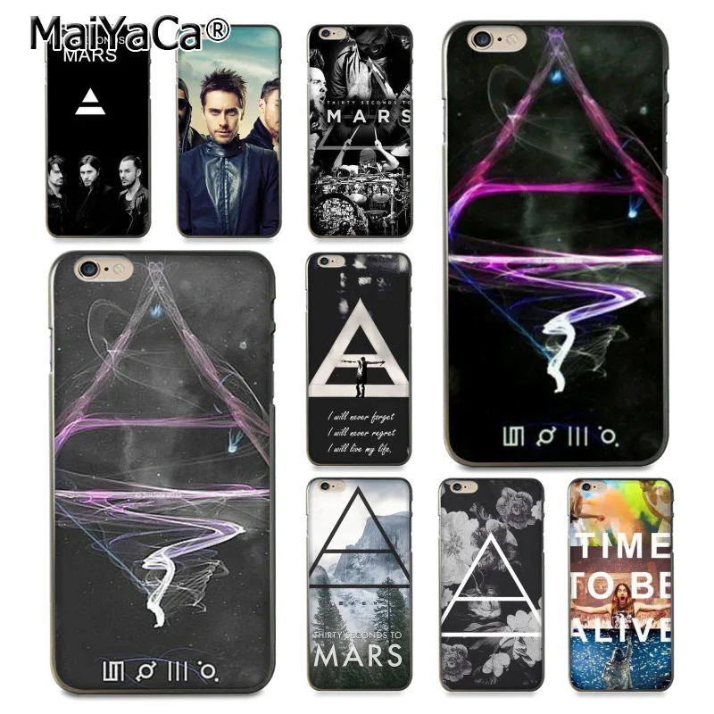 

MaiYaCa 30 Second To Mars 30STM Coque Shell Phone Case for Apple iPhone 8 7 6 6S Plus X 5 5S SE 5C Cover XS XR XSMAX