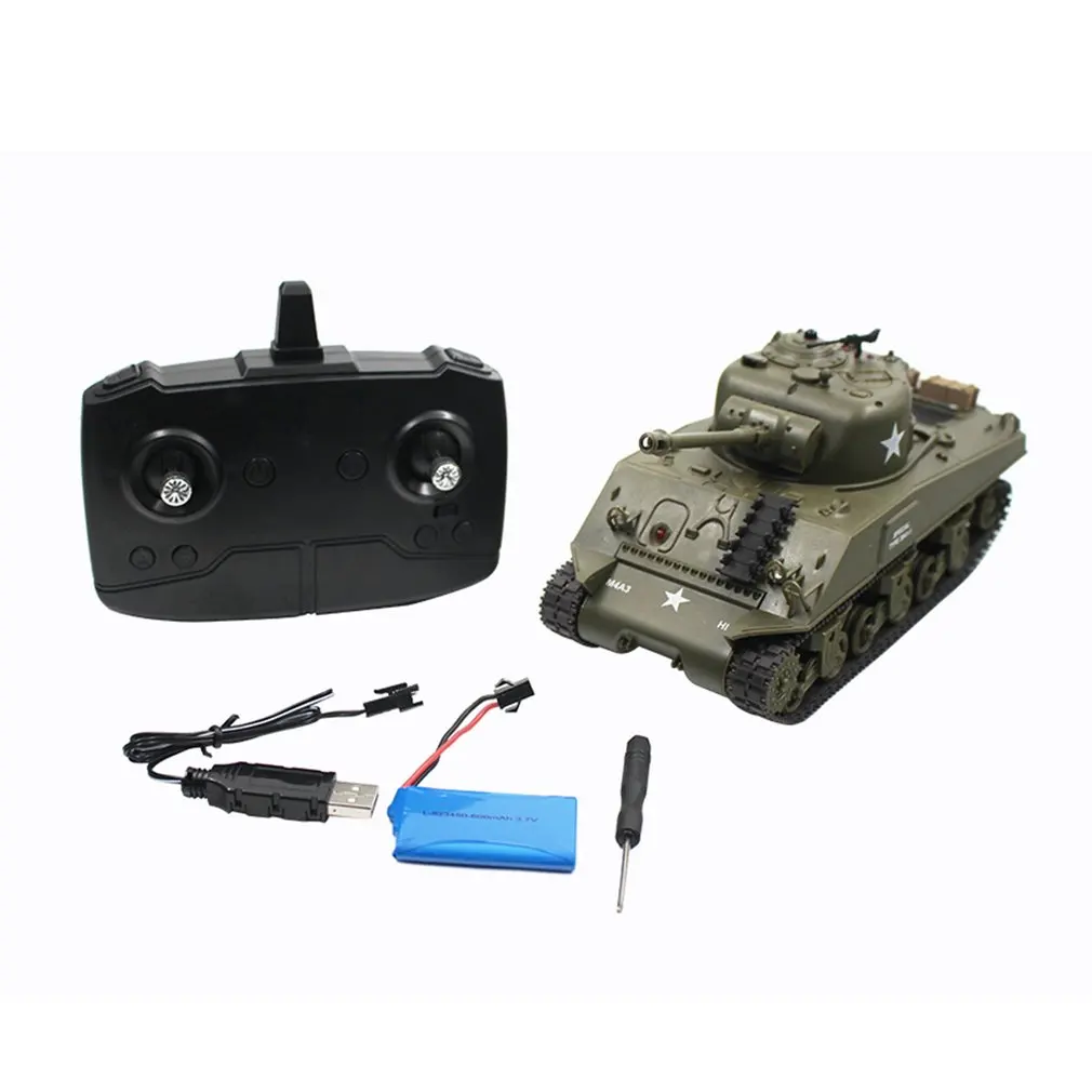 Remote Control Tank 2.4G Infrared RC Battle M4 Tank Cannon & Emmagee Remote Control Tank Remote Toys for Children Boys Best Gift
