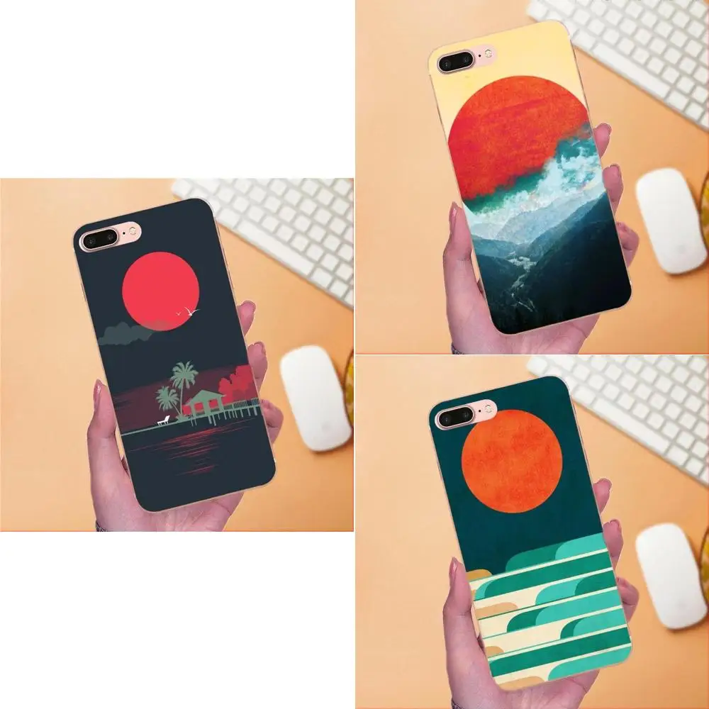 

Soft Print Case For Sony Xperia Z Z1 Z2 Z3 Z4 Z5 compact Mini M2 M4 M5 T3 E3 E5 XA XA1 XZ Premium The Ocean Sea Wave Sunset