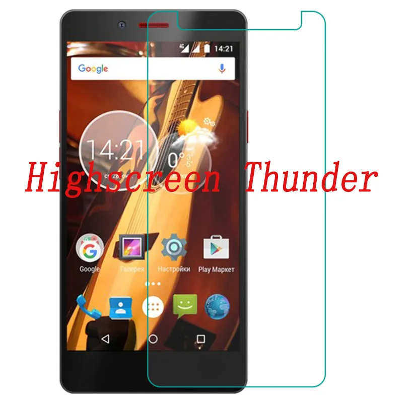 

Smartphone Tempered Glass for Highscreen Thunder 9H Explosion-proof Protective Film Screen Protector cover phone