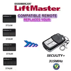 Liftmaster Чемберлен мастер 373LM безопасности + 315 мГц совместимый пульт дистанционного управления