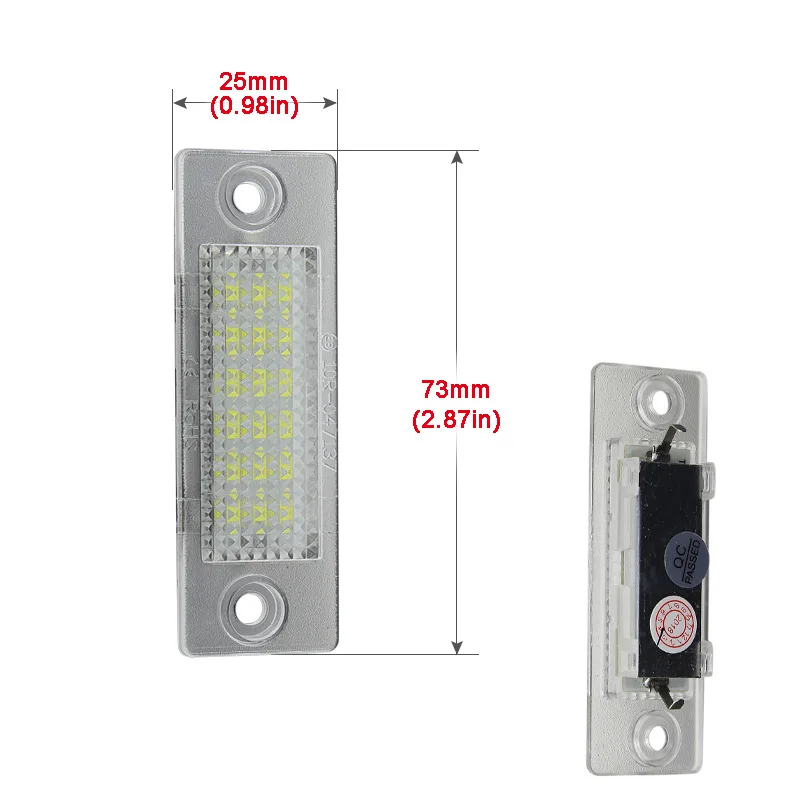 Светодиодный светильник CANBUS для номерного знака Volkswagen Touran 2003-2010, Jetta 2005-2010, Skoda Superb 2002-2008 VW