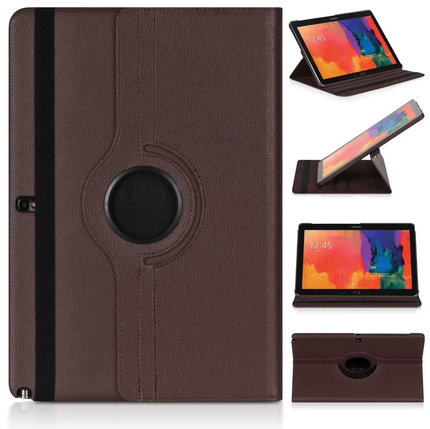 360 Degree Rotating Smart Case Cover for Samsung Galaxy Note Tab Pro 12.2 inch P900 P901 P905 Coque Capa Funda with Stand Holder