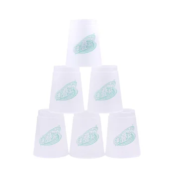 

ZhiSheng 12 pcs /Set Speed Cups Stack Hand Lever Sports Special Educatioal Toys for Children Boys Family Playing Games White