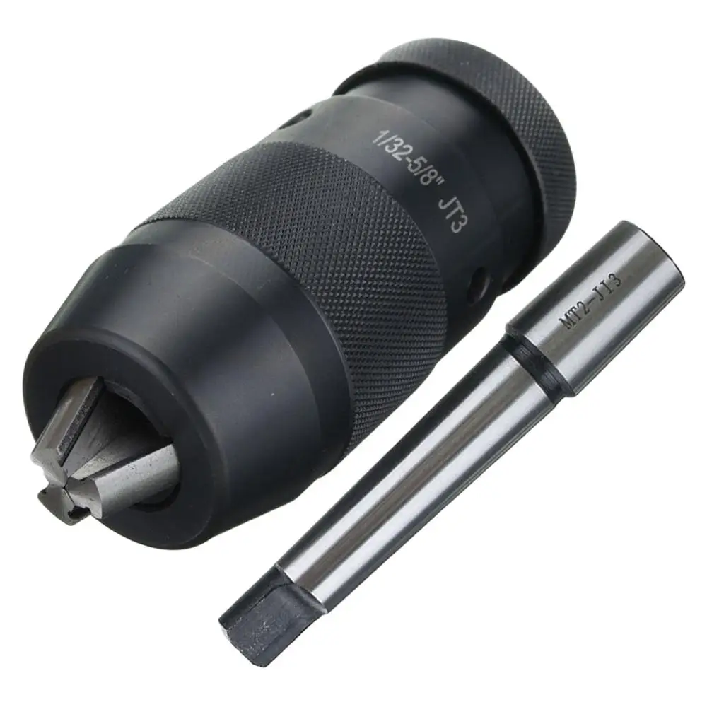 

Hot B18 1-16mm Self Tighten Keyless Drill Chuck & MT2-B16 Arbor for Lathe Drill MK2 Fits Almost All Drilling & Lathes