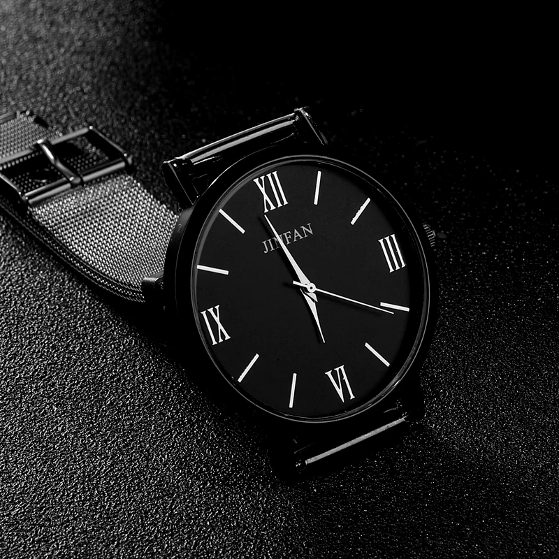 

Simple Leisure Minimalism Mens Watches Quartz WristWatch Mesh Strap Ultra Thin Dial Date Casual Clock Business Relogio Masculino