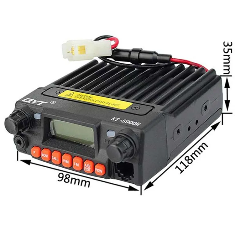 Tri-band Mobile Radio 136-174/240-260/400-480MHz Mini Mobile Transceiver QYT KT-8900R Tri-band Mobile Radio 136-174/240-260/400-480MHz Mini Mobile Transceiver QYT KT-8900R