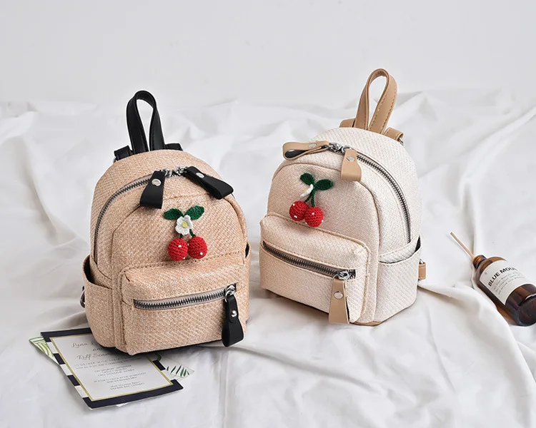 Мини Летние соломенные рюкзаки женские Высокое качество маленькие милые kawaii женские рюкзак сумка для девочек-подростков 2019 Новый