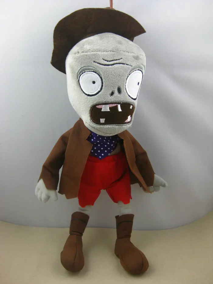 2013 New Plants VS zombies 2 PVZ Cowboy Zombie 36CM Stuffed Soft Plush Toy Doll Gift Free Shipping