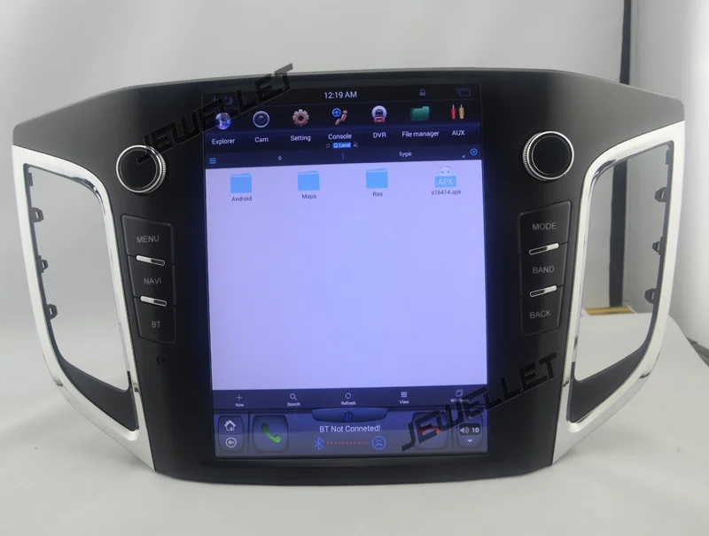 10," tesla стиль вертикальный экран android 9,0 шесть ядер автомобиля gps Радио Навигация для hyundai ix25 Creta Cantus