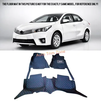 

Black Interior Leather Floor Mats & Carpets For Toyota Corolla 2014 2015 2016