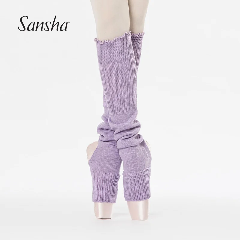 

Sansha Ballet Knitted Leg Warmers Acrylic Knitwear Leg Protector For Women Girls Warm Up KT007