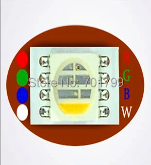 

NEW RGBW 5050 SMD LED;Total 4 chips packed in cavity