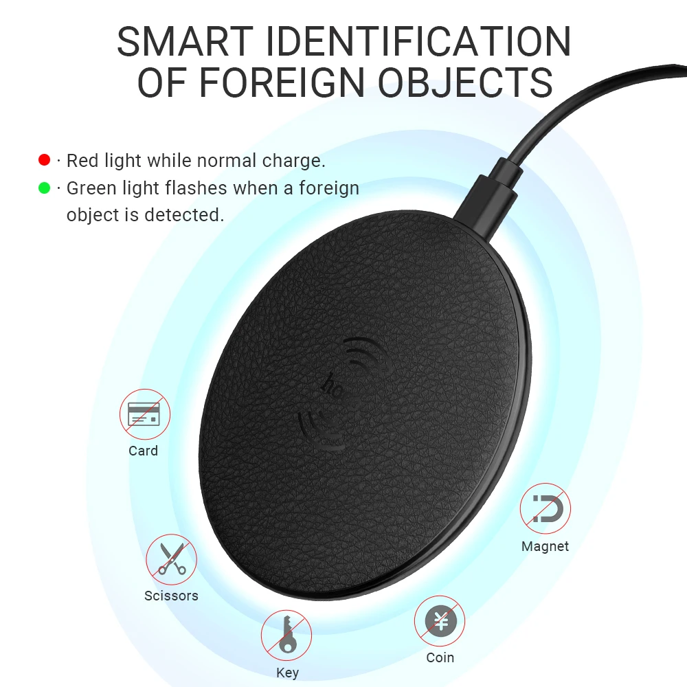 Choetech Wireless Charger Blinking Green Endurance24 Fr