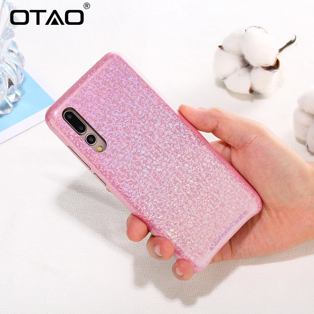 OTAO чехол с блестками для huawei P30 P20 P10 Lite Nova 3 3i 4 2 s Чехол градиентный блестящий mate 20 10