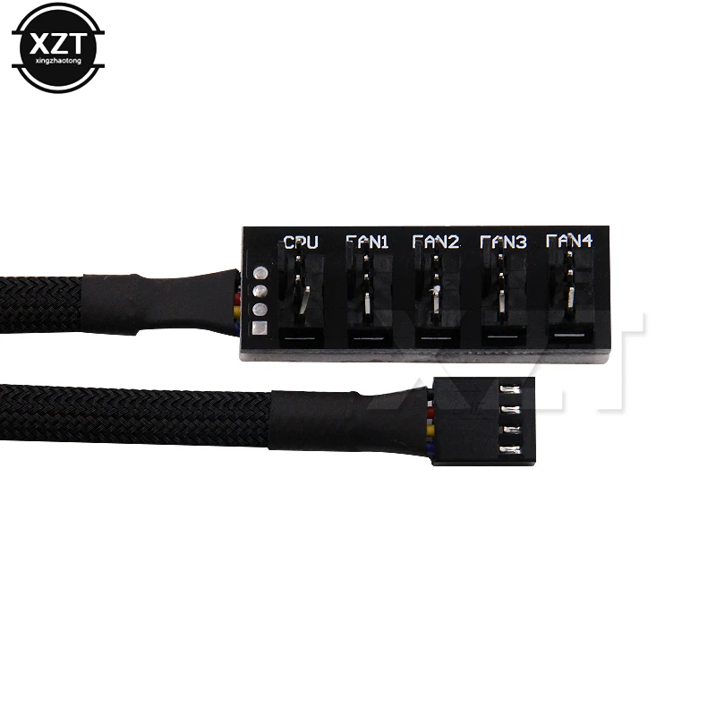 Высококачественный 4 контактный кулер/чехол для процессора Molex TX4 PWM с 1 на 5