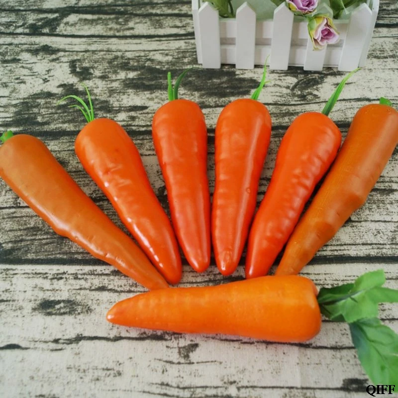 

Drop Ship&Wholesale Lifelike Artificial Carrot Simulation Fake Vegetable Photo Props Kids Teaching Toy APR29