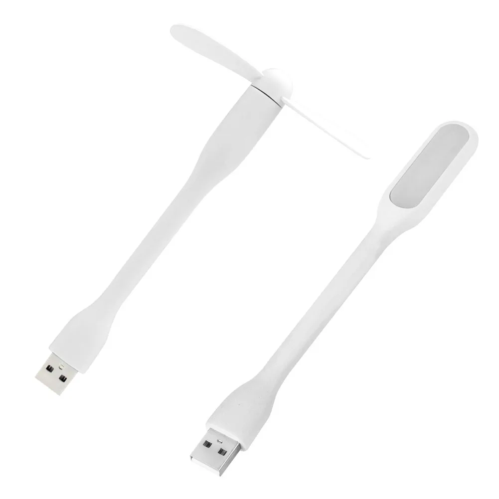 Портативный USB 5 в 1 Вт Светодиодный светильник для Xiaomi power bank Comupter notebook Mini USB Настольный светильник для защиты глаз светильник s с USB вентилятором гаджет - Испускаемый цвет: White