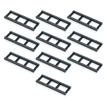 

10 x 40 Pin DIP/DIL Turned Pin IC Socket Connector 0.6inch Pitch Dropshipping