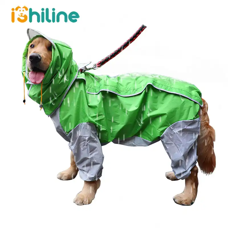 Pet Dog Raincoat Outdoor Waterproof Clothes For Small Medium Dogs Jumpsuits Overalls Cloak Puppy