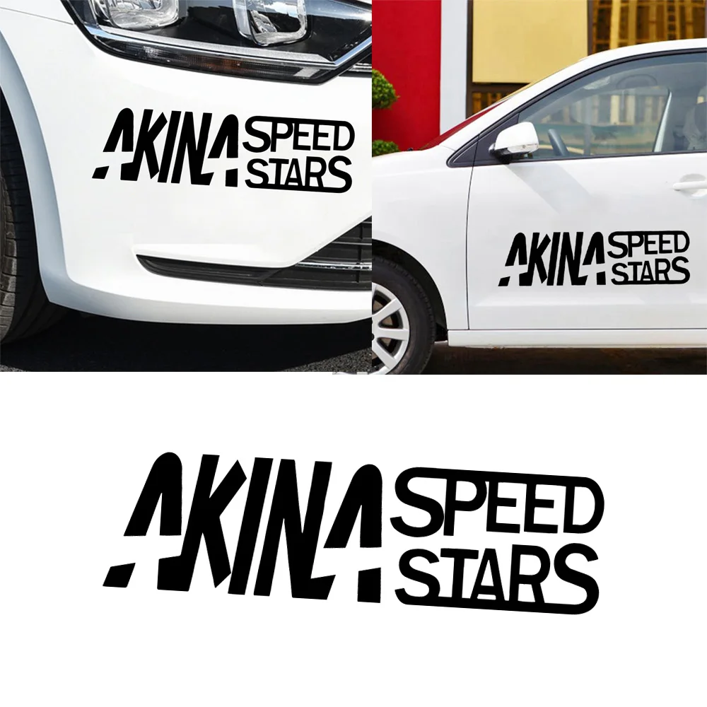 Мода AKINA SPEED STARS забавная наклейка для автомобилей виниловая Автомобильная наклейка s автомобильные аксессуары съемный водонепроницаемый