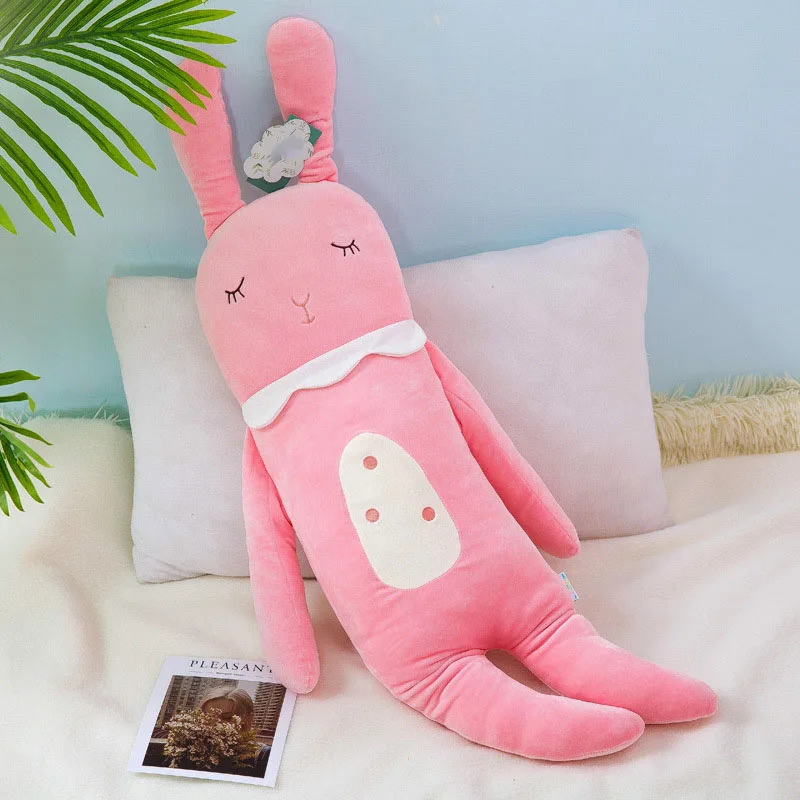 80cm Long Dog Pillow Plush Toys Soft Cushion Stuffed Animal Sheep Rabbit Fox Doll Sleep Sofa Bedroom Decor Kawaii Birthday Gift 80cm Long Dog Pillow Plush Toys Soft Cushion Stuffed Animal Sheep Rabbit Fox Doll Sleep Sofa Bedroom Decor Kawaii Birthday Gift