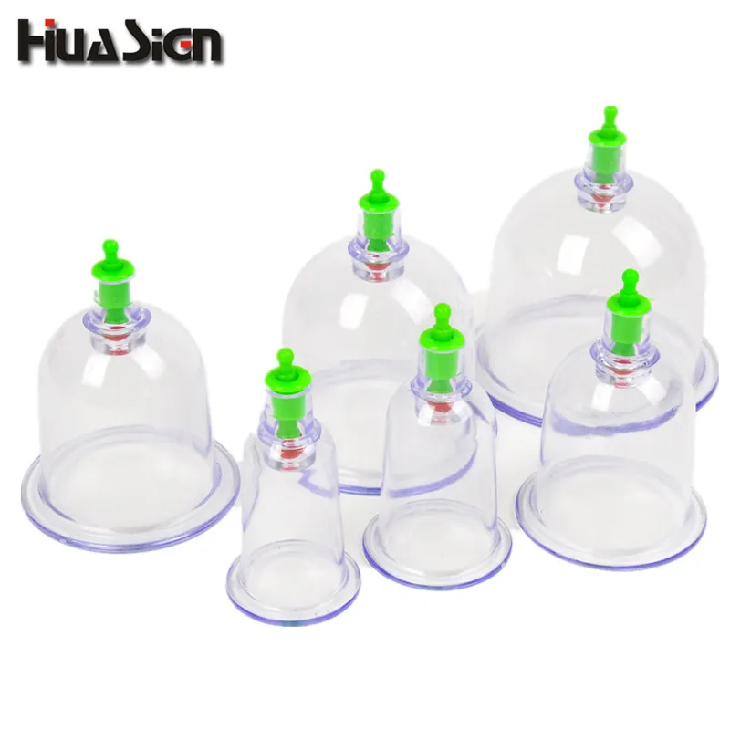 6 Pcs/set Vacuum Cups 6 Sizes Massage Cans High Quality Family Body