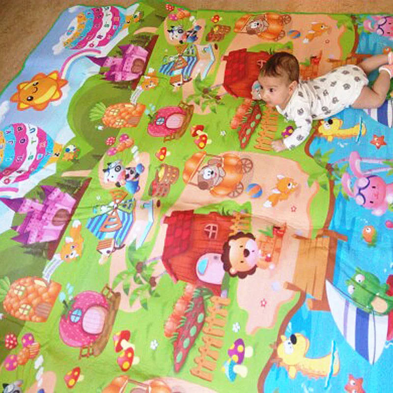 Play Mats Double-Side Baby Crawling Play Foam Carpet For Children Kids Toys Gift  Mat Letters Farm Puzzle Game Gym Soft Floor 