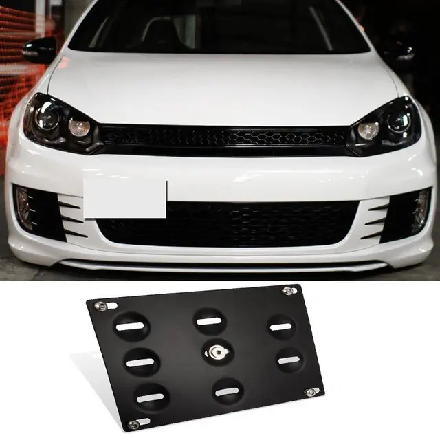 FRONT TOW HOOK LICENSE PLATE BRACKET FOR Volkswagen GOLF MK5 MK6 EOS TTin License Plate from