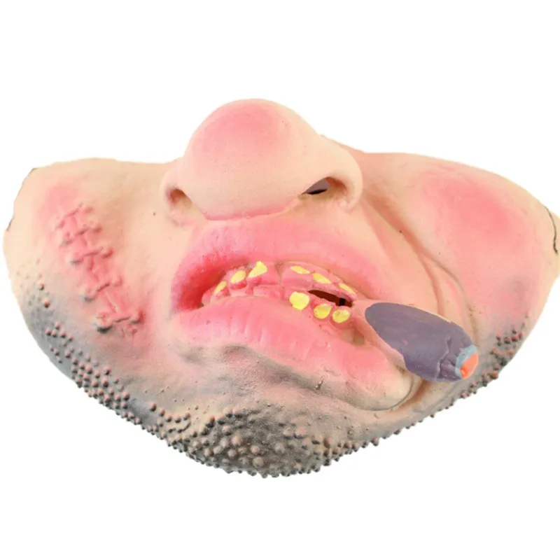 Хэллоуин собака смешная маска для рта Юмористические маски для животных развлечения бульдог маска для рта анти-укус анти-выбор анти-называемые зоотовары - Цвет: A9