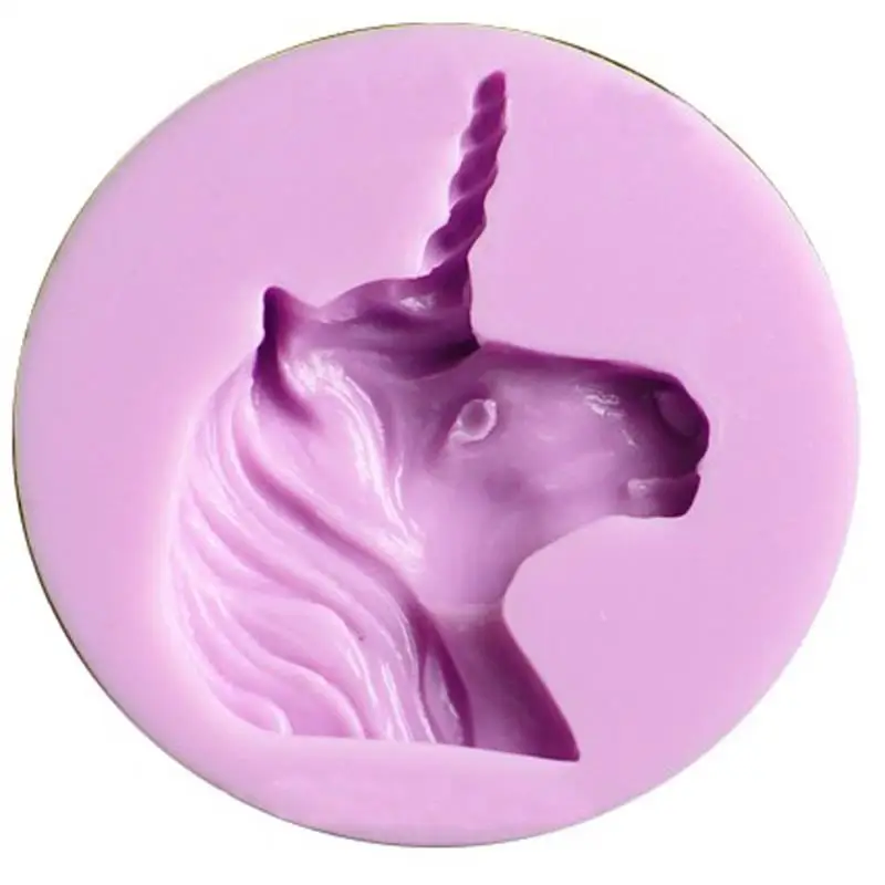 

Luyou DIY Cute Unicorn Silicone Fondant baking Paste Mold DIY Cake Decorating Polymer Clay Resin Candy Fimo Super Sculpey FM1076