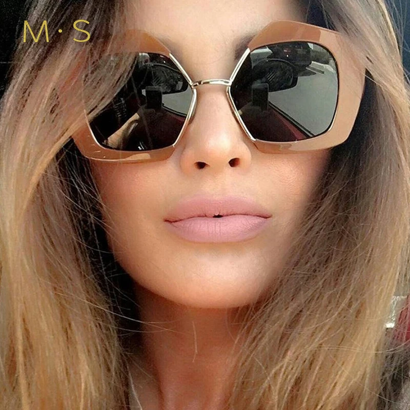 

MS 2017 Vintage Sunglasses Women or Man Fashion Designer Eyewear UV400 Female Sun Glasses Brand Points Sun Girl J37