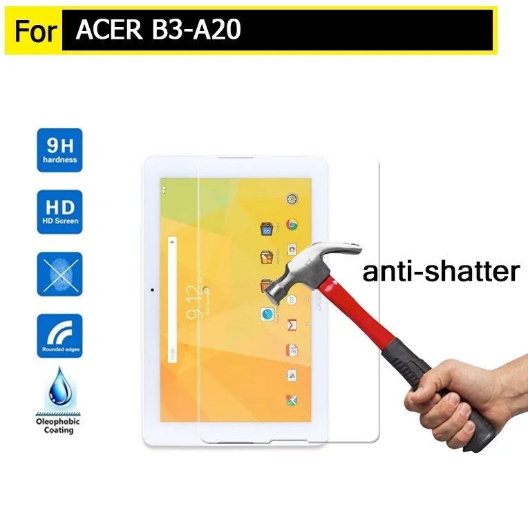 Для acer Iconia One 10 B3-A20 10,1 дюймов закаленное Закаленное стекло пленка Взрывозащищенная защитная крышка экрана 9 H 2.5D 0,3 мм