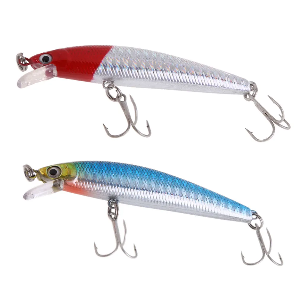 Laser Fishing Lure High Carbon Steel Treble Minnow Bass Fishing Lures