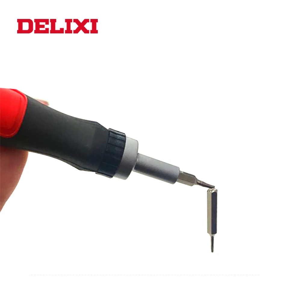 DELIXI 24 в 1 Набор прецизионных отверток, набор трещоток для ПК, сотового телефона, часов и магнитная рукоятка, набор инструментов