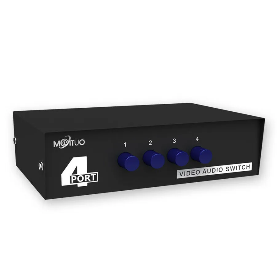 

Selling High Quality Original MT-VIKI RCA AV Switch Audio Video Selector 4 Input 1 Output MT-431AV