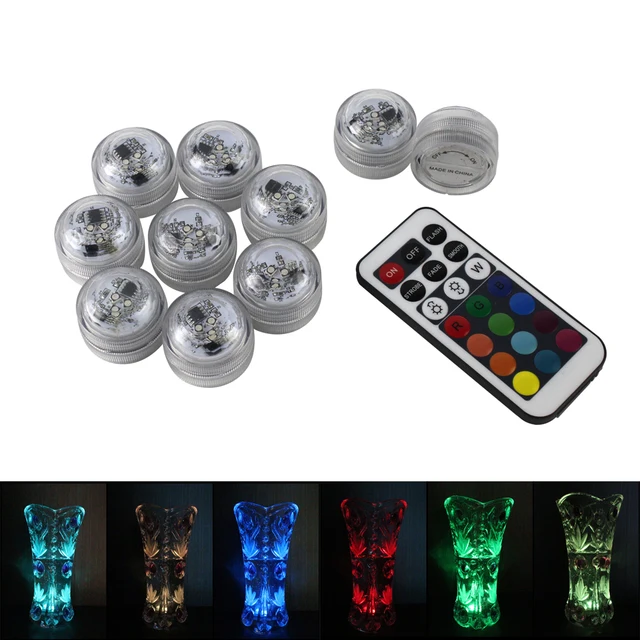 Wedding Tea 03 Decoration Electric Lamp Candle Floral Submersible Control Lights Aquarium 22Off Remote Flameless Led In 10pcs Us14 Kaarsen 0Nmnw8