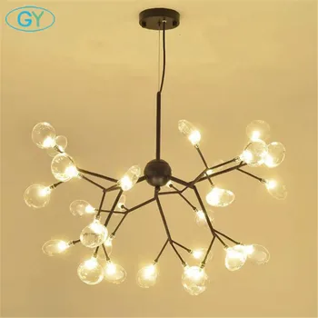 

Nordic Modern LED chandelier Art tree branch lustre lighting restaurant cafe clothing store lighting Nordic LED living room lamp