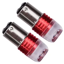 2 шт. Авто 1157 Led 3 Вт стробоскопический мигающий светильник, тормозной светильник, лампа, лампа DC12, красный, белый, Автомобильный задний стоп-светильник, сигнальная лампа, автомобильный светильник s