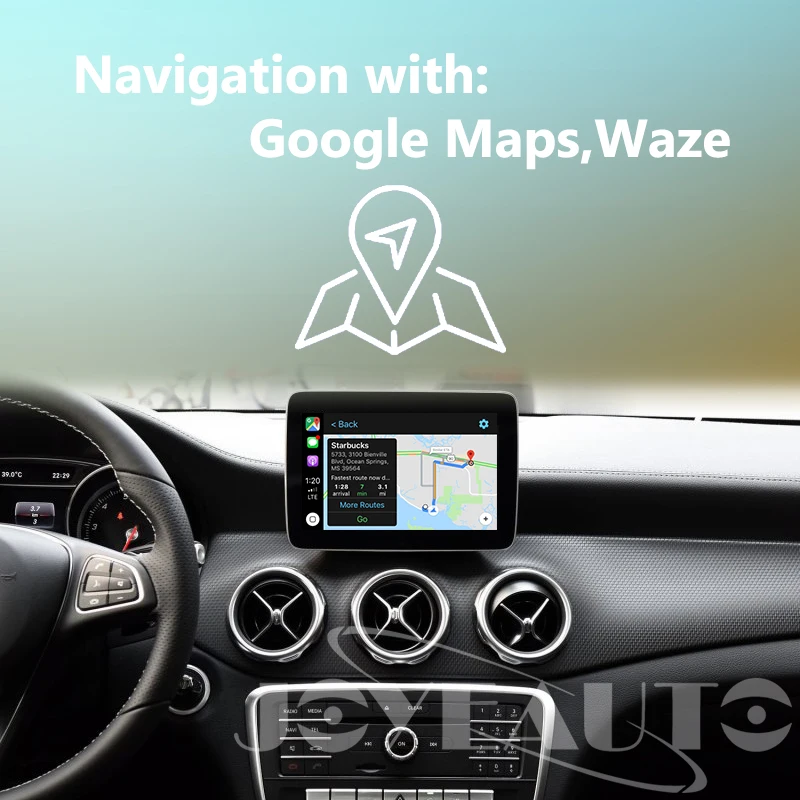 Joyeauto Aftermarket беспроводной Apple CarPlay Retrofit для Mercedes GLA Class X156 X117 15 19 NTG5 Car Play поддержка
