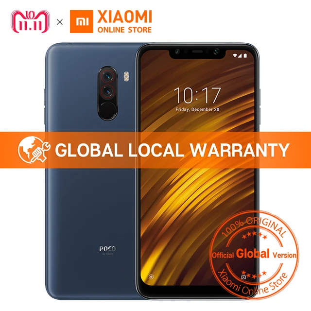 Global Version Xiaomi POCOPHONE F1 6GB 128GB POCO F1 Snapdragon 845 6.18" Full Screen 20MP Front Camera LiquidCool Smartphone