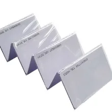 RFID карты 125 кГц EM4100 близость смарт карты 0,8 мм тонкий ПВХ карты для системы контроля доступа 100 шт