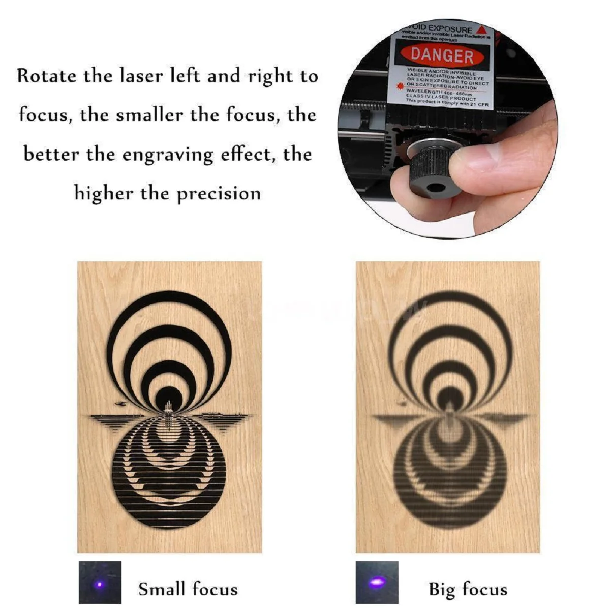3000MW Desktop Laser Engraving Machine Logo Marking FOR WIN/Mac OS System Wood Router CNC Laser Carving Machine Range 80x80mm