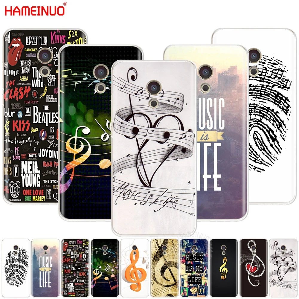 HAMEINUO Music is My Life notes чехол для Meizu M6 M5 M5S M2 M3 M3S MX4 MX5 MX6 PRO 6 5 U10 U20 note plus|Бамперы| |