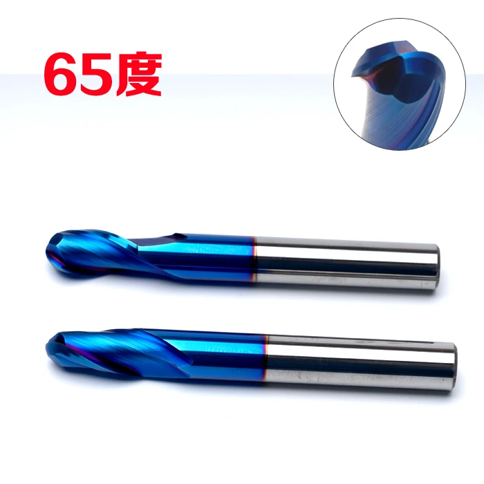 

1pcs R5*100L Milling Cutter Alloy Coating Tungsten Steel Tool Cnc Maching Hrc65 2flute Ball Nose Endmills Top Milling Cutter
