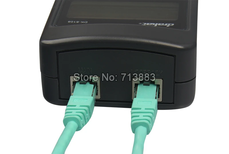 DK 8108 тестер длины сетевого кабеля с дистанционным управлением RJ45|cable length tester|cable